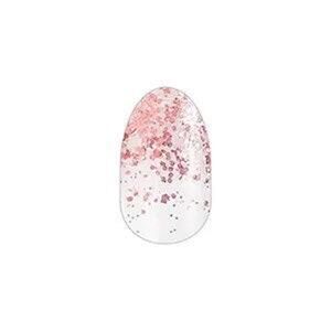 Color Street Coming Up Rose Gold Clear Overlay Rose Gold Glitter Manicure Strip